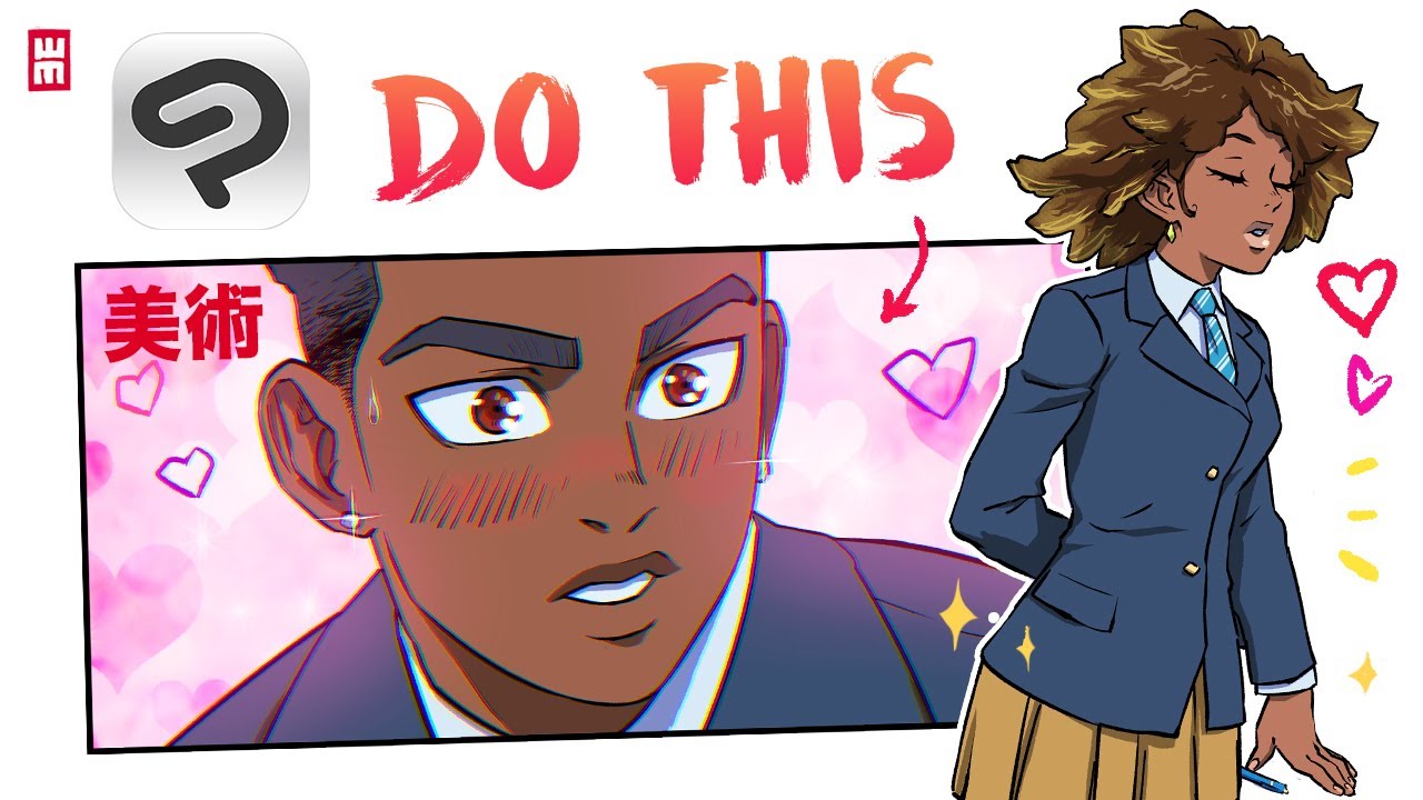 DO THIS When Drawing and Coloring Manga in CLIP STUDIO PAINT!