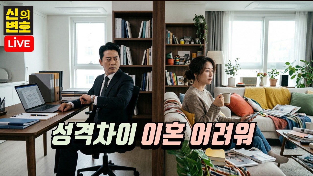 성격차이 이혼 어려워~