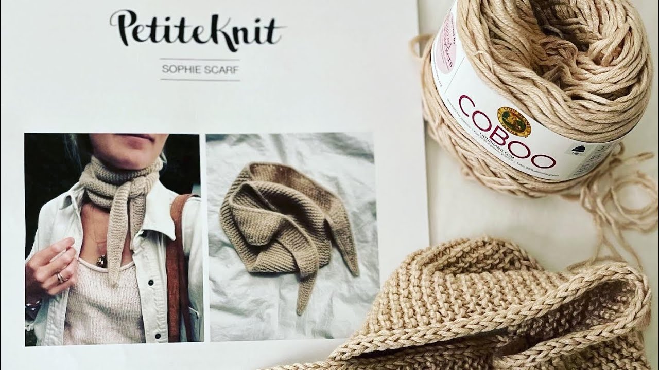 Начинаем ✨Шарф Софи от Petite Knit (окантовка icord)
