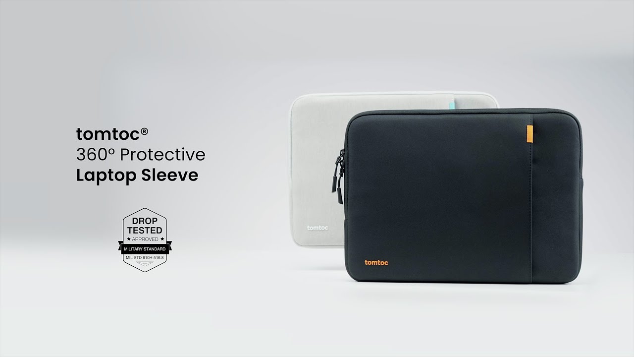 tomtoc Defender-A13, 360-degree Protective Laptop Sleeve, MacBook