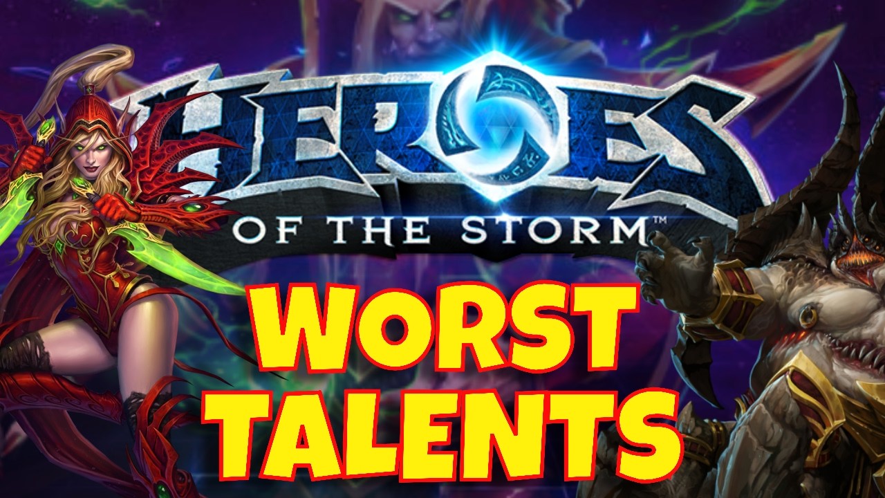 Heroes of the Storm - ТОП-10 ХУДШИХ ТАЛАНТОВ