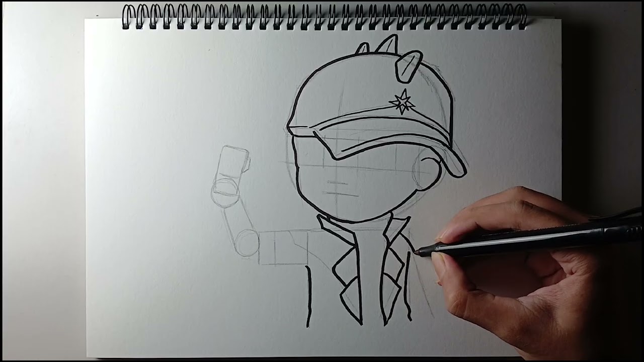 Tutorial lukis Boboiboy solar ☀️ 
