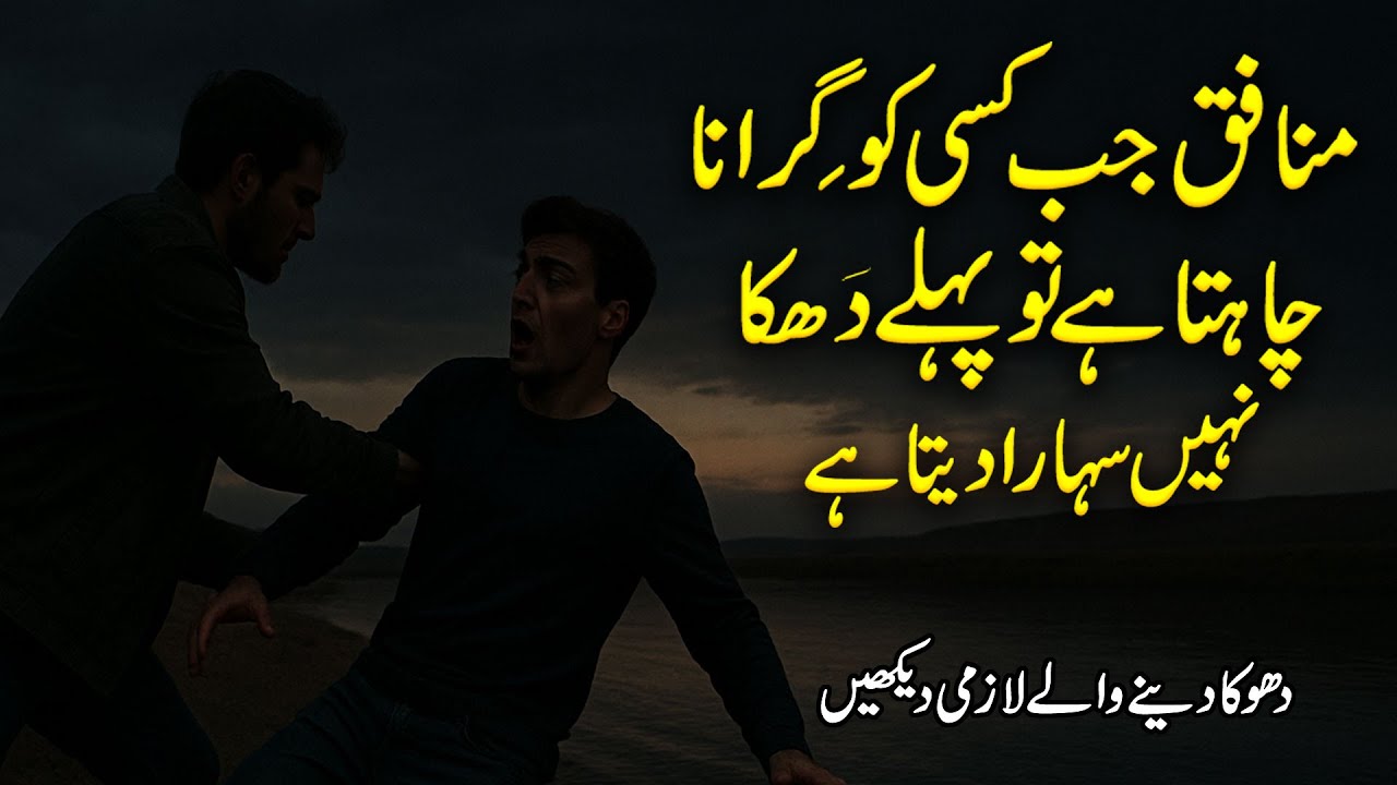 Quotes About Double Face Peoples | Urdu Quotes About Munafiq | Golden Words By Zubair Maqsood