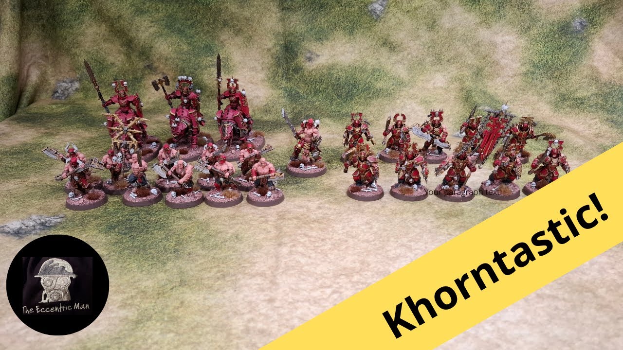 Обзор коробки и литников набора Blades of Khorne, а также демонстрация покрашенных моделей. Spear...