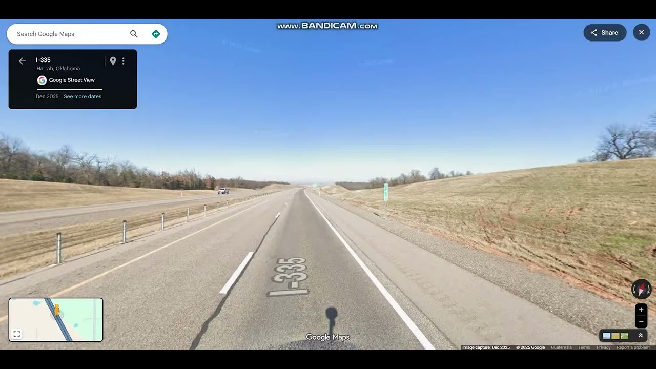 Kickapoo Turnpike (Interstate 335) northbound