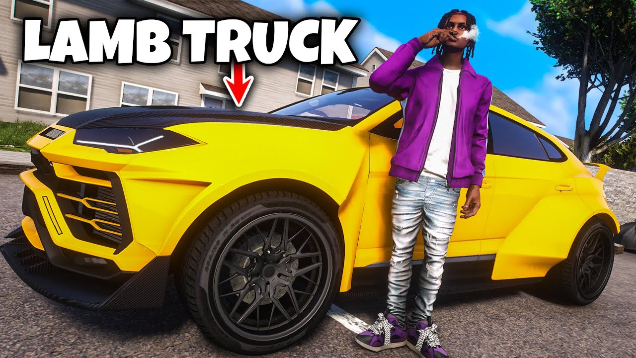 I got a LAMB TRUCK and CRASHED OUT in GTA 5 RP..