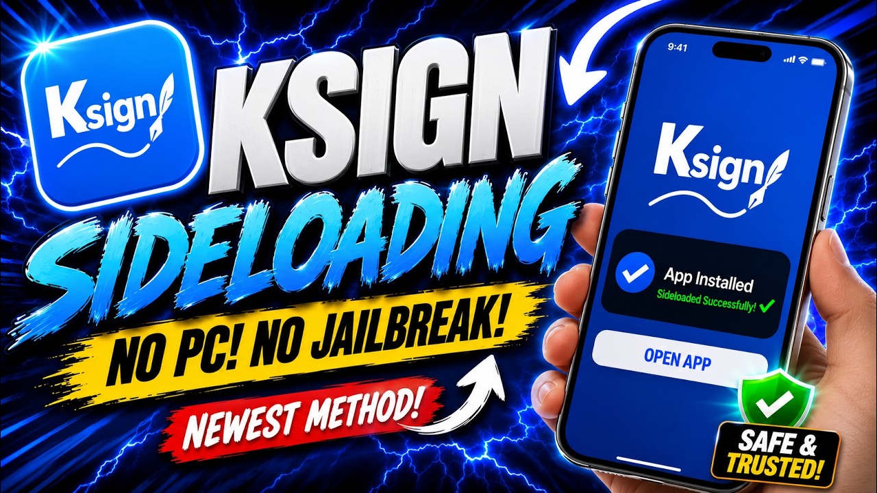 [НОВИНКА] Установка KSign на iOS | Установка IPA-файлов на iPhone и iPad без ПК и джейлбрейка (iO...