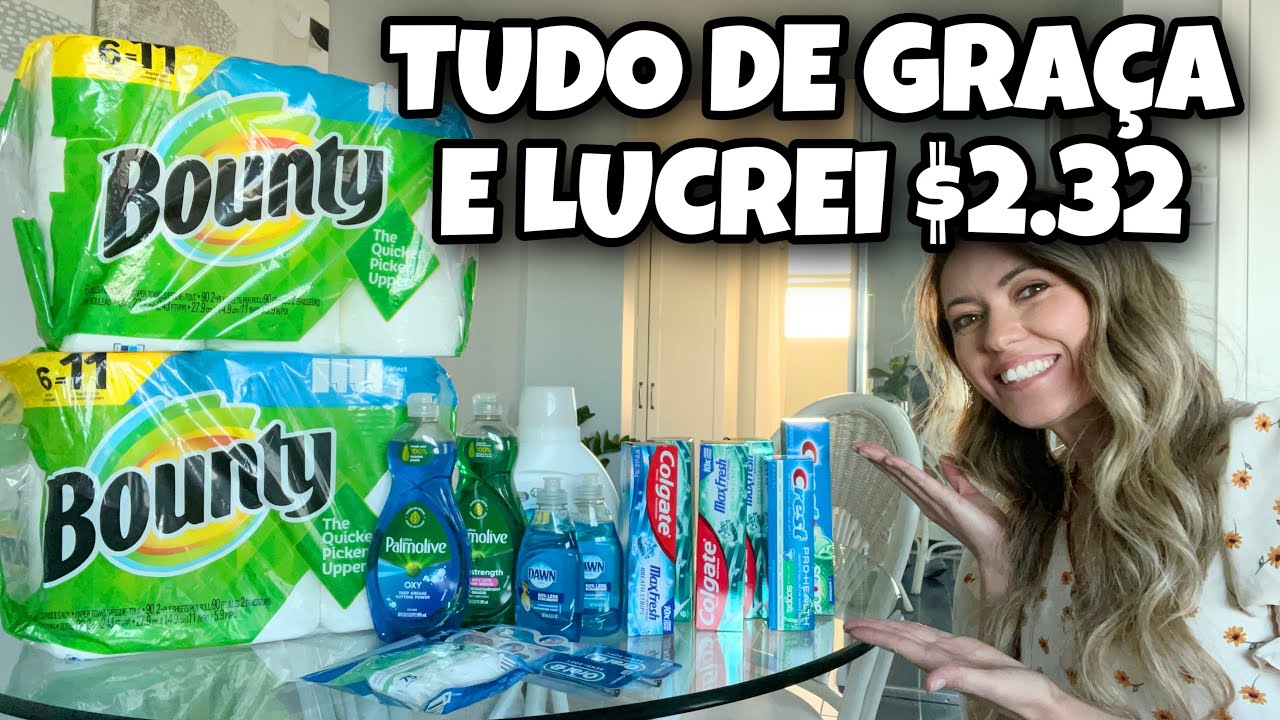 MORANDO SOZINHA NOS EUA E ECONOMIZANDO - COMPRA COM CUPONS - TUDO DE GRAÇA E LUCREI $2.32 🤑
