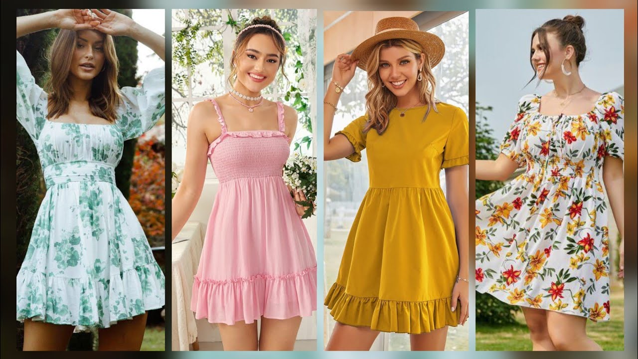 Top Trending Frocks Designs for Women/Latest Ideas of Dresses
