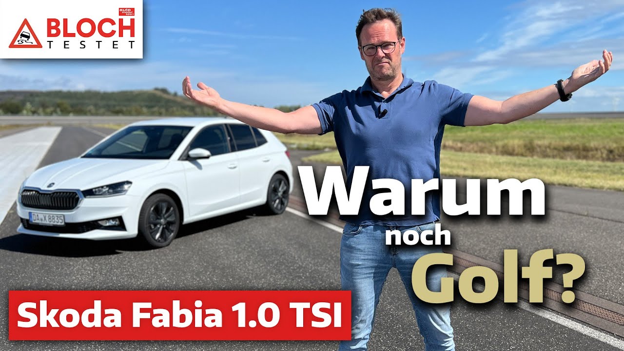 Skoda Fabia 1.0 TSI: Wozu eigentlich noch Golf? - Bloch testet | auto motor und sport