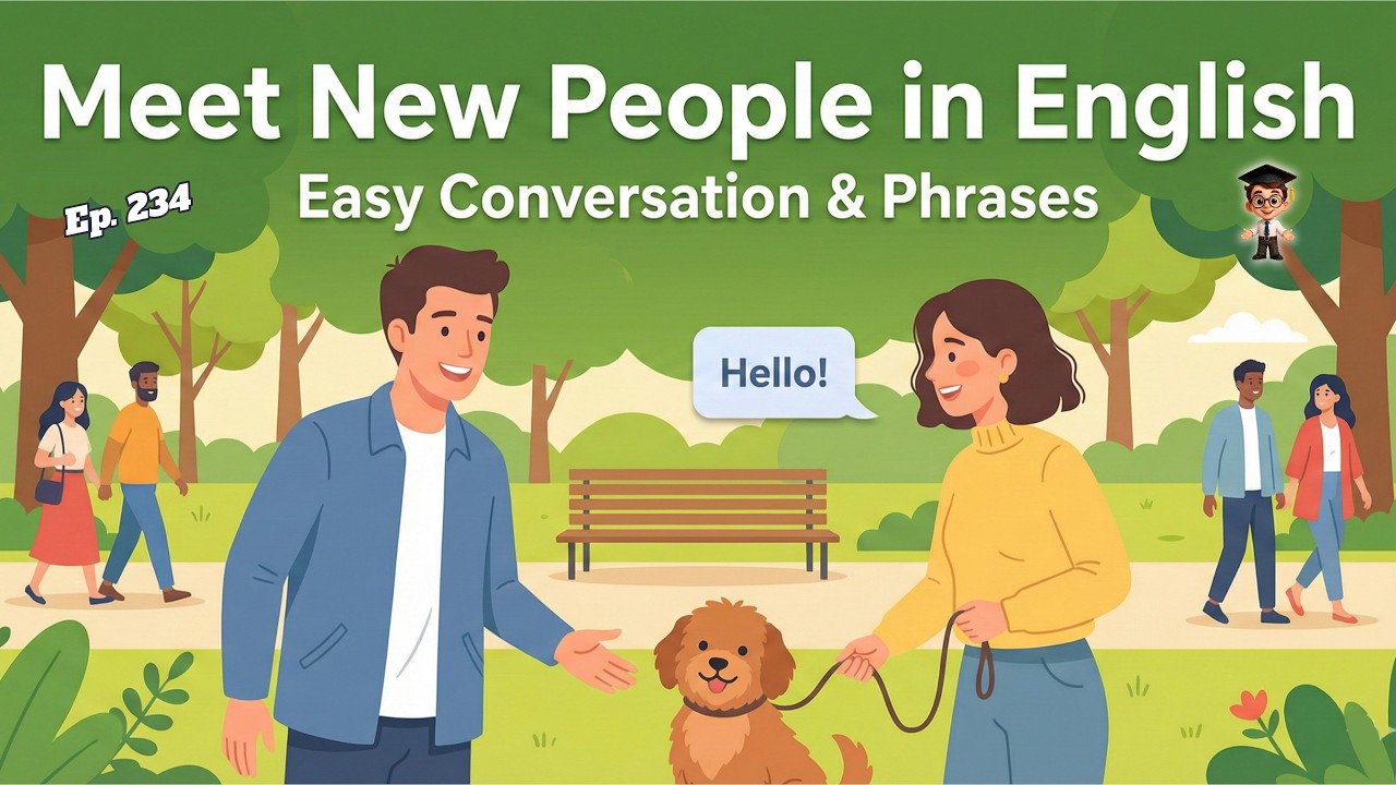 How to Meet New People in English | Easy English for Beginners | English Podcast