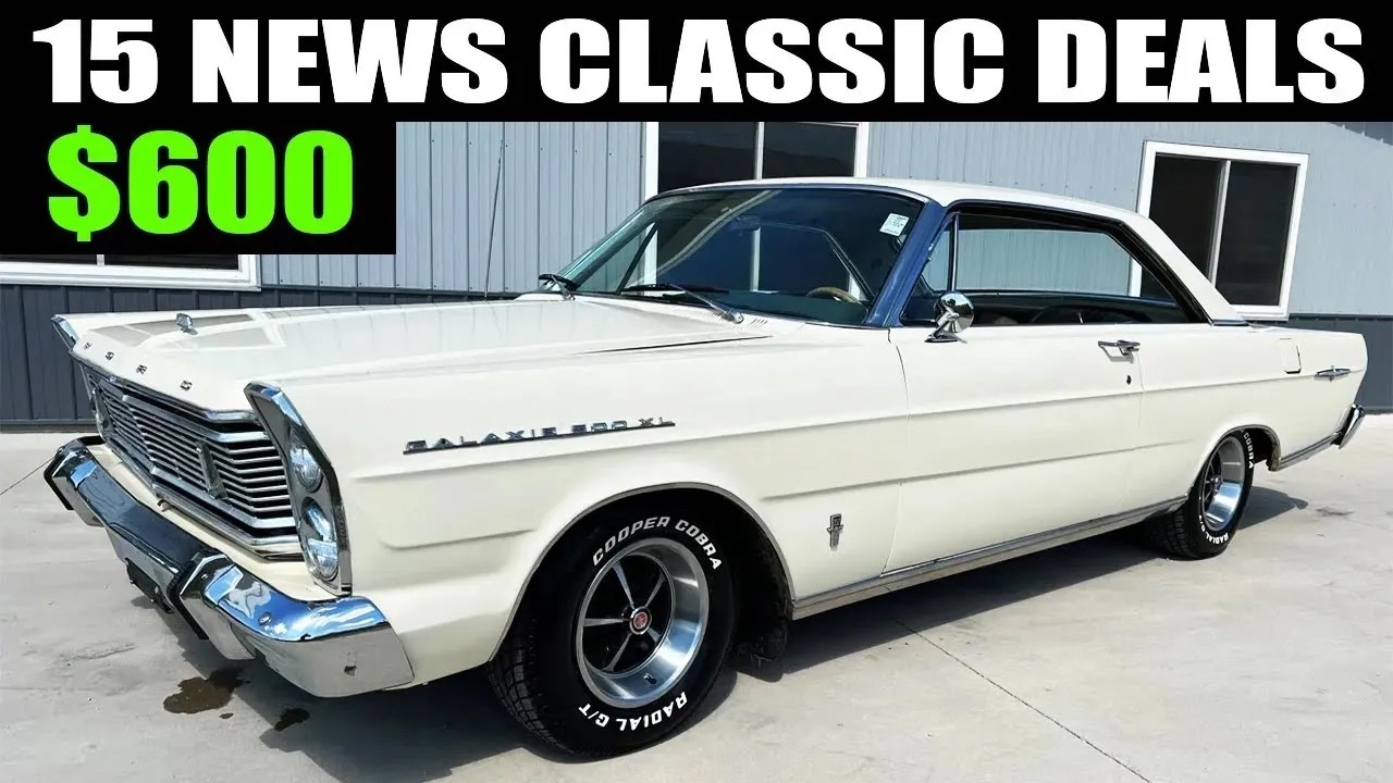 15 Cheap classic cars for sale by owner. Priced at $600 to $22,000