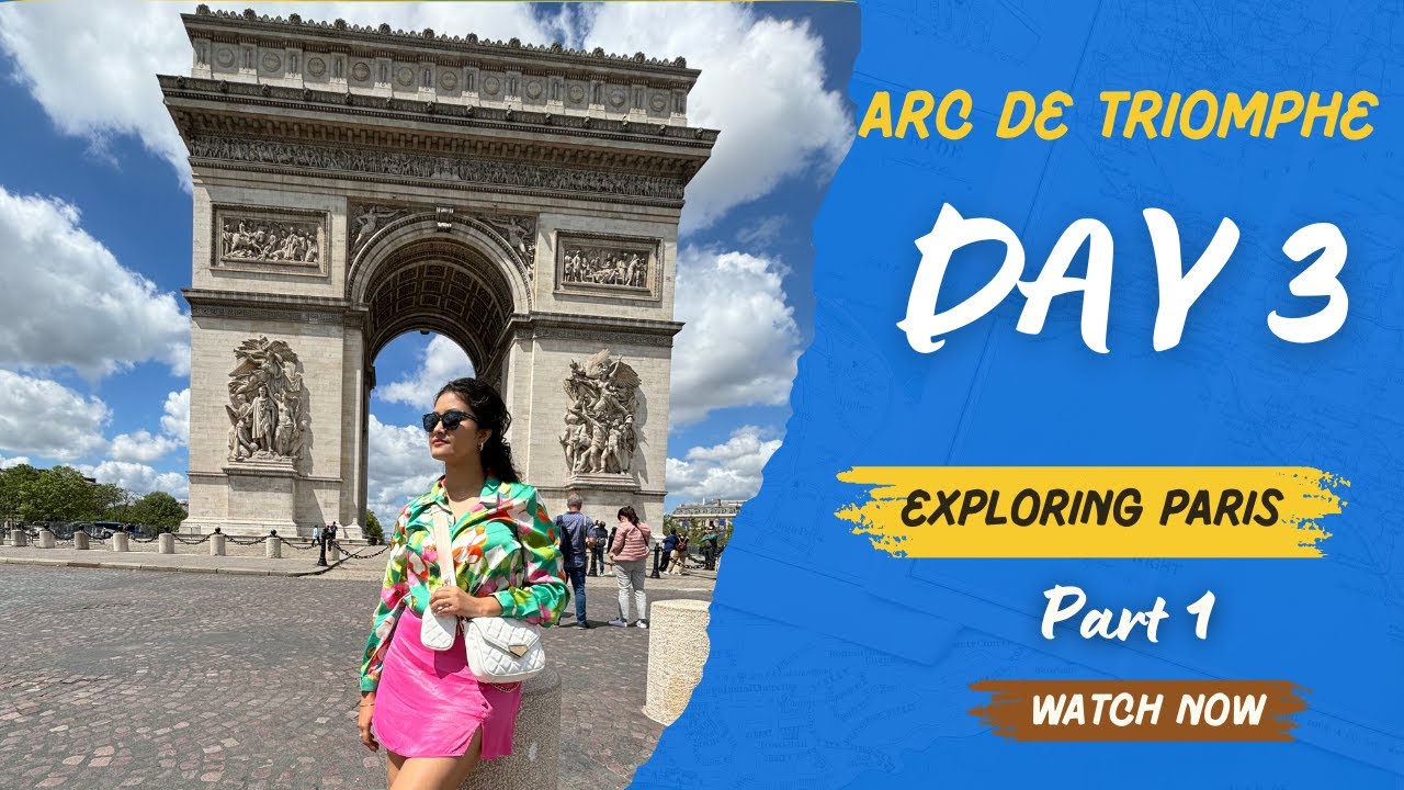 Paris Day 3 | Part 1 | Arc de Triomphe | TRAVEL TREASURES OF SHOBHA EMMANUEL |