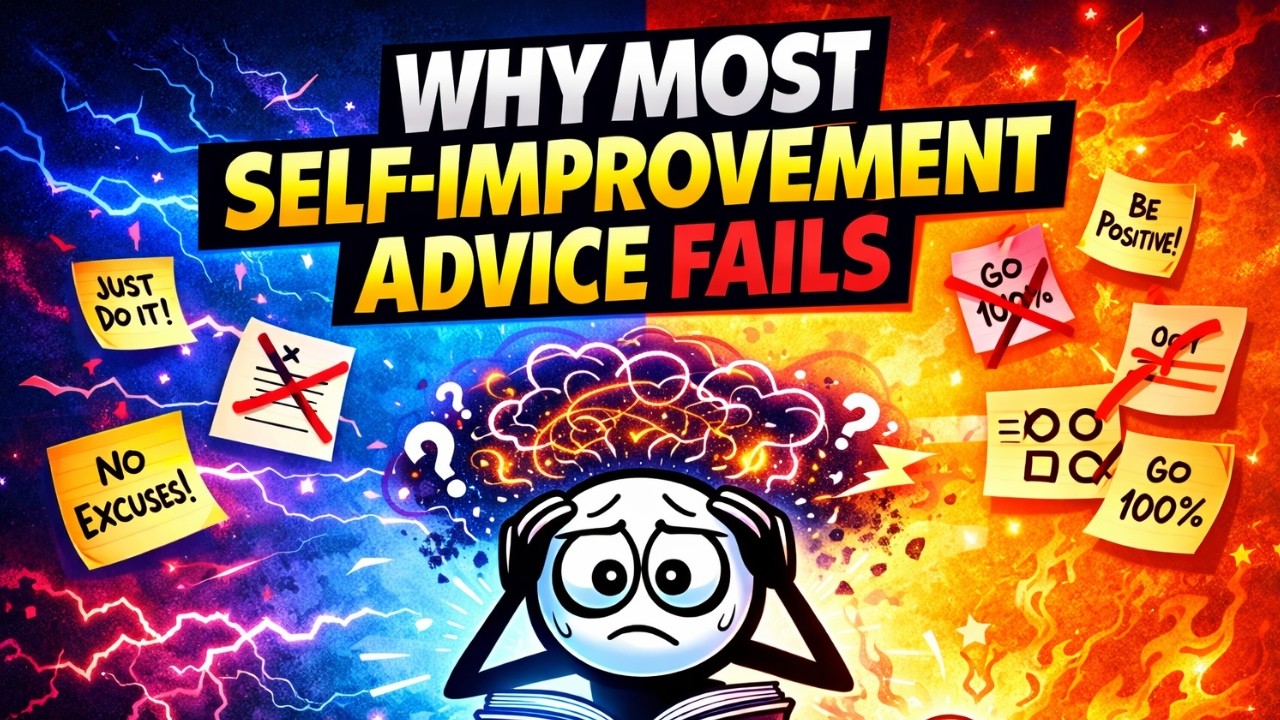 MOST SELF IMPROVMENT ADVISE FAIL ?