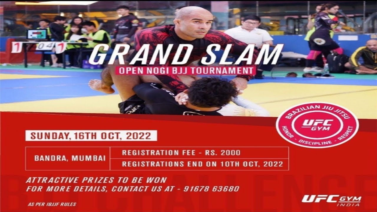 Grandslam Open No Gi BJJ Tournament | LIVE STREAM | UFC Gym Bandra