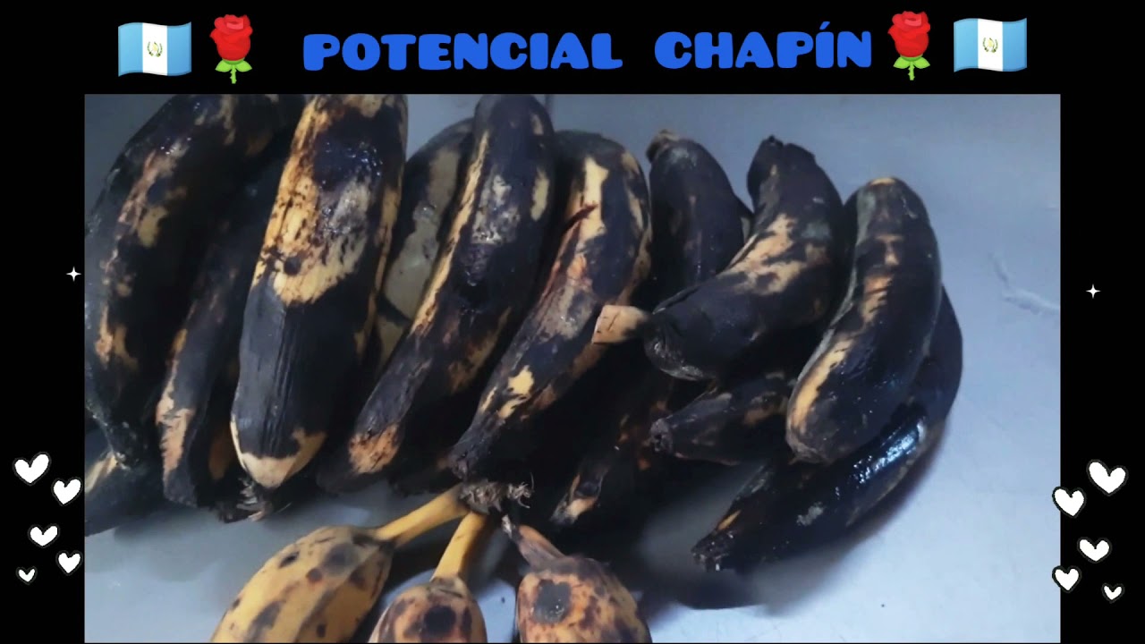 Mole de pl&aacute;tano🍌un postre delicioso al estilo Chap&iacute;n 🌹🇬🇹