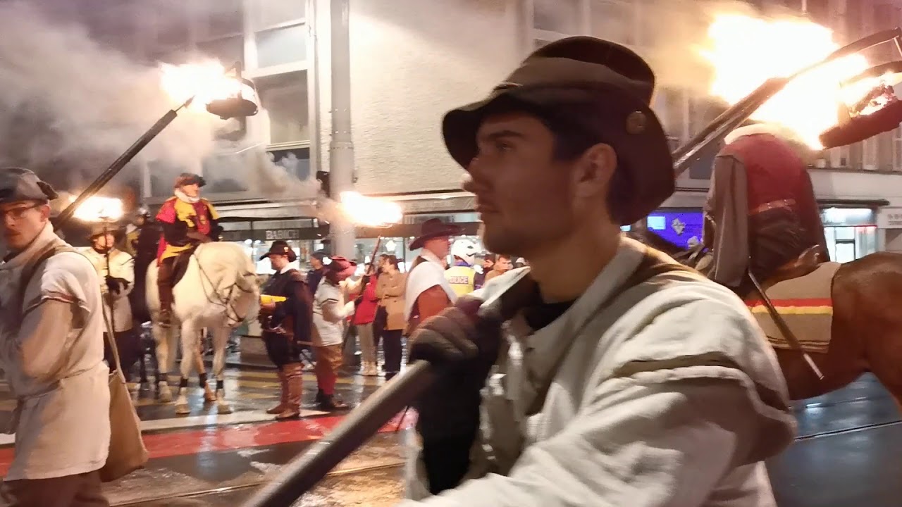 Cortège historique de l'Escalade 2018 , Coutance , Genéve . CH