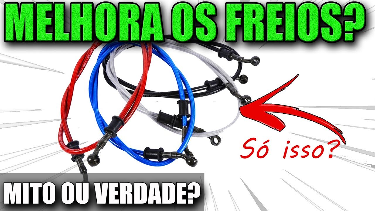 Mangote de Freio de Teflon (Aeroquip) melhora os Freios? - Upgrade - Milan Dark