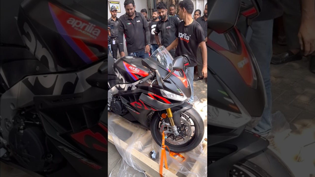 Aprilia rsv4 1100 factory time attack | unboxing | 1/1 in india 