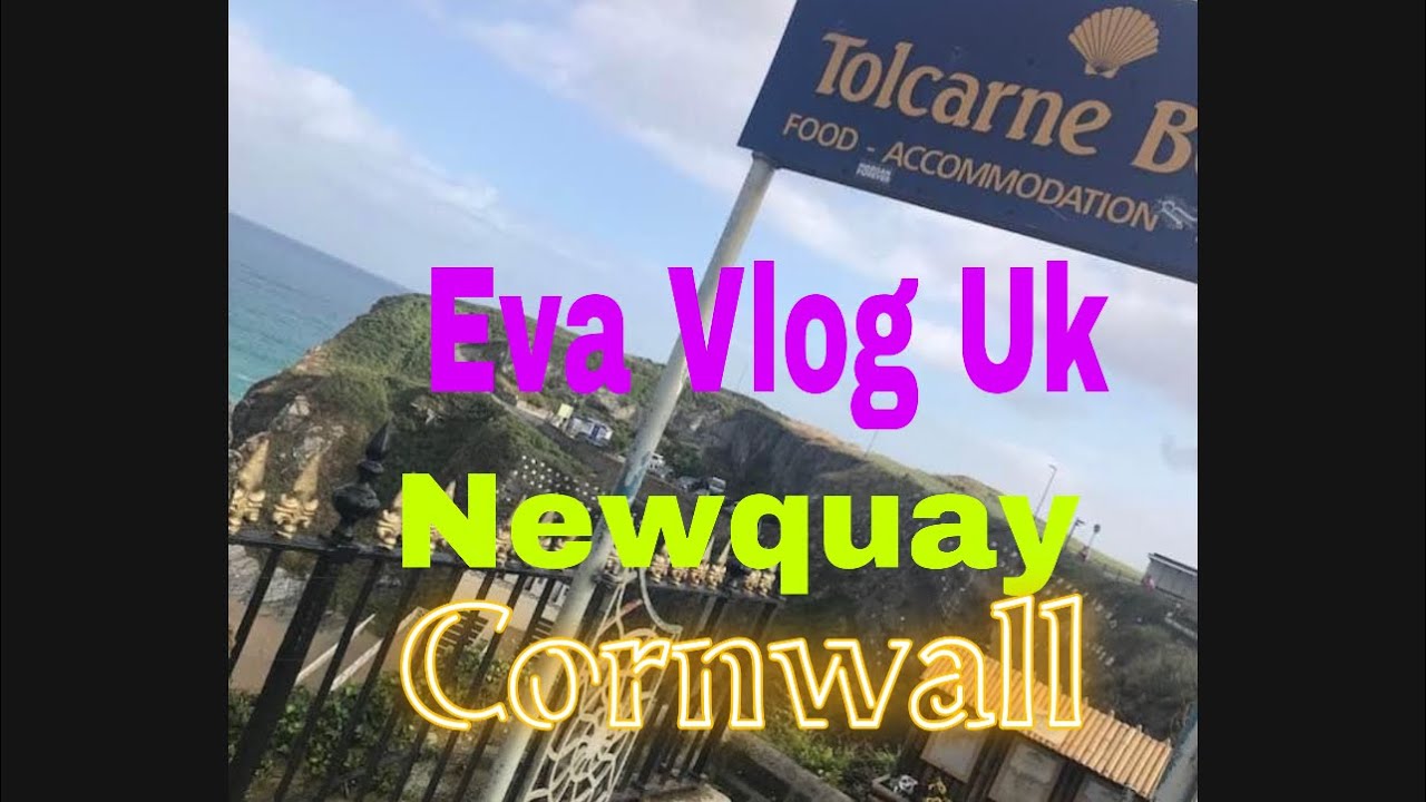 Tolcarne beach in Newquay 23rd adventures.4K video