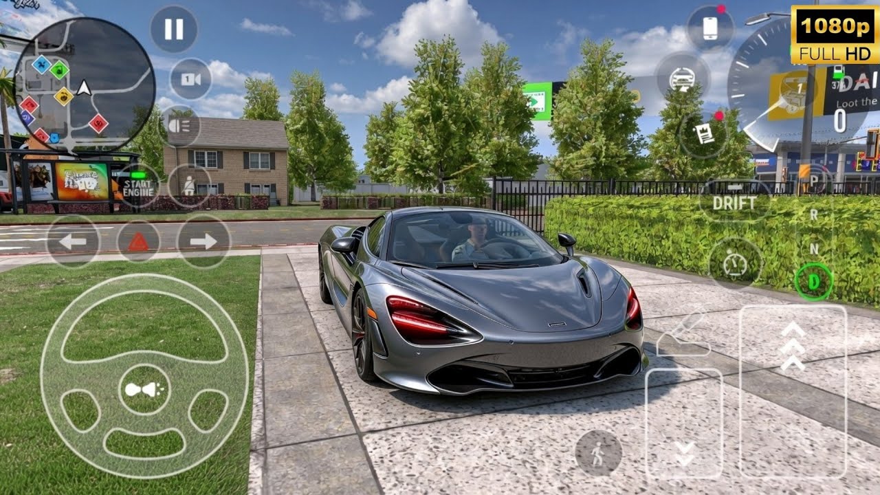 McLaren 720S Gameplay - Car Parking Driving School | FHD Graphics