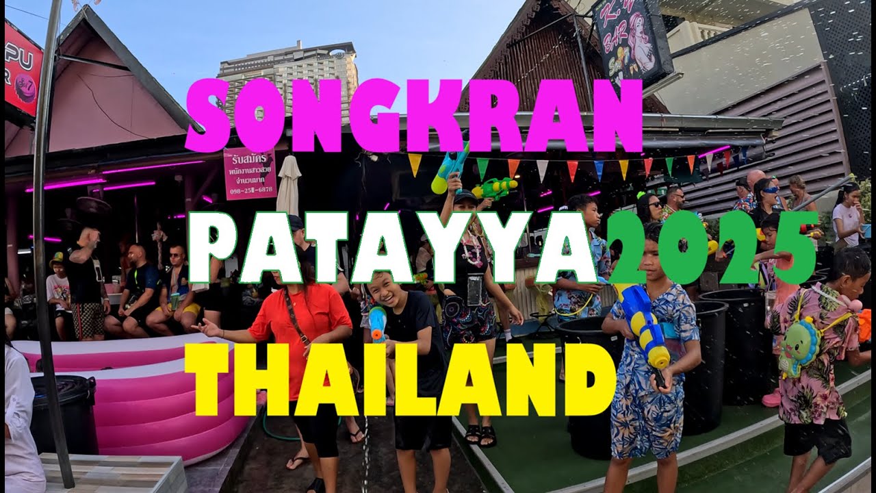 [4K]  AMAZING WATER PLAY IN PATTAYA SONGKRAN 2025 PATTAYA SOI 7 & SOI 8  . PART 1...WALKING WITH ME