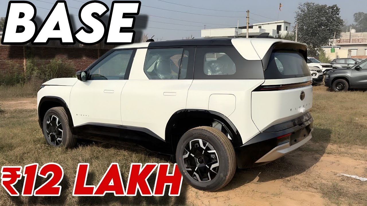 2026 Tata Sierra Pure Base Model🥵| 2026 Tata Sierra Base Model ₹12.10 LAKH Detailed Review, Features