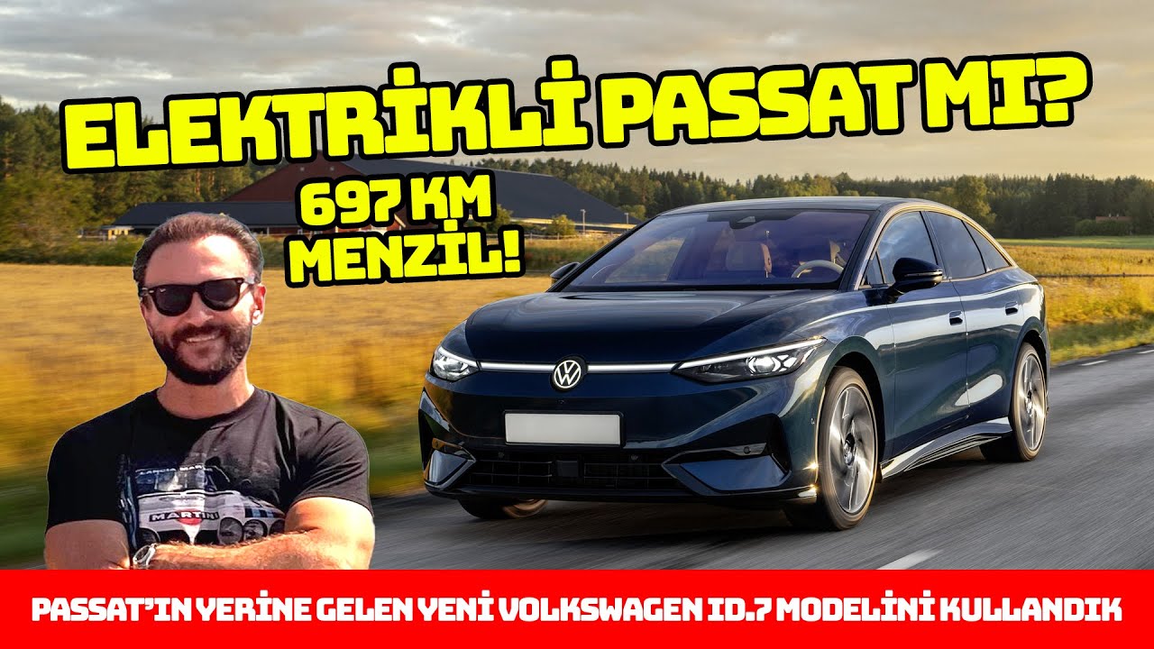 Passat'ın yerine geçen tam elektrikli Volkswagen ID.7'yi kullandık