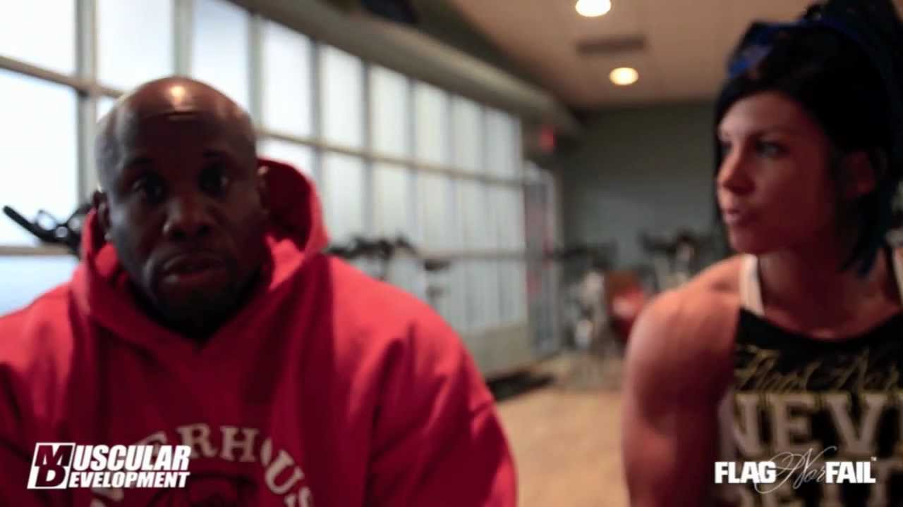 Kevin English Trains Dana Linn Bailey - Back Workout - Part 2