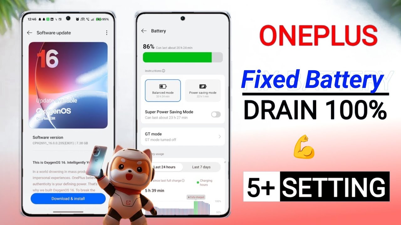 How to FIX Battery Drain in Oneplus Mobile 📱Enable 5 Setting for 12/12R,11/11R,Nord 3/4/5 CE Lite