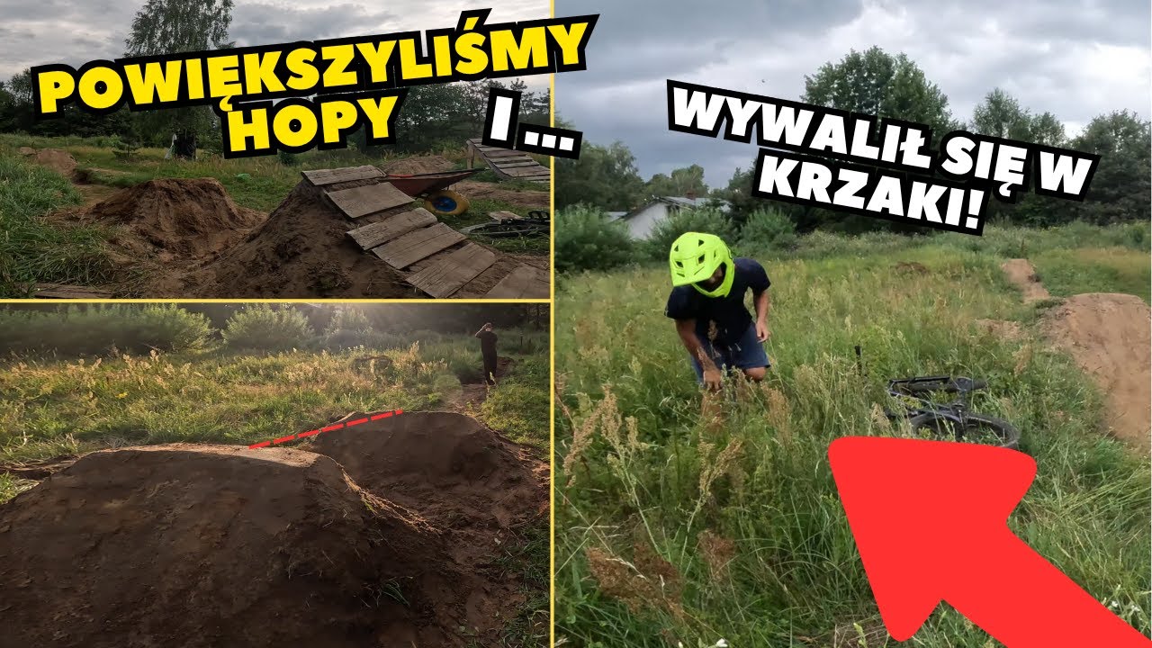Wywalił się w krzaki || Największy progres BackYarda!!