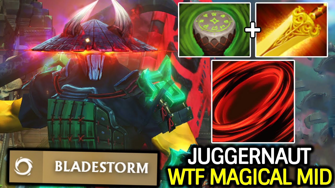 WTF Magical Juggernaut Mid &ndash; Radiance + Blade Fury Style Dota 2