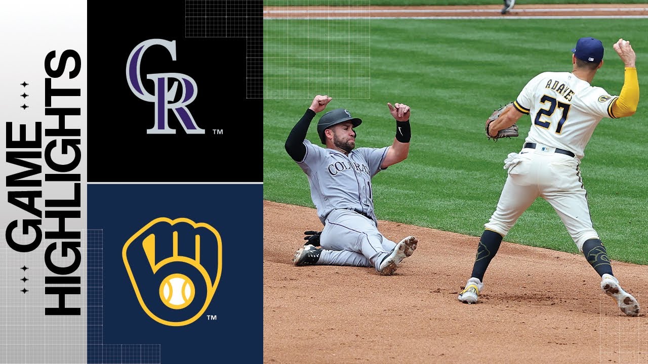 Rockies vs. Brewers Game Highlights (8/9/23) | MLB Highlights