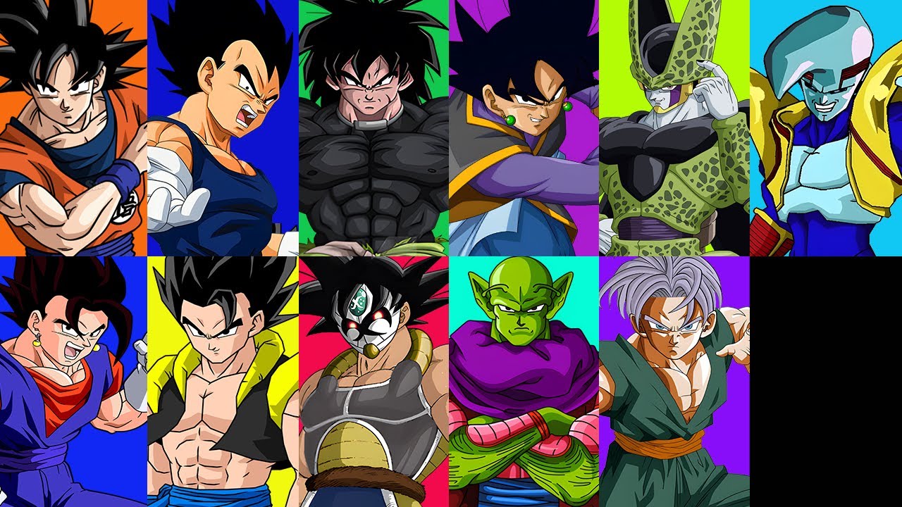 Guerreros Z Todas las Formas - Dragon Ball Z Transformaciones Parte 4