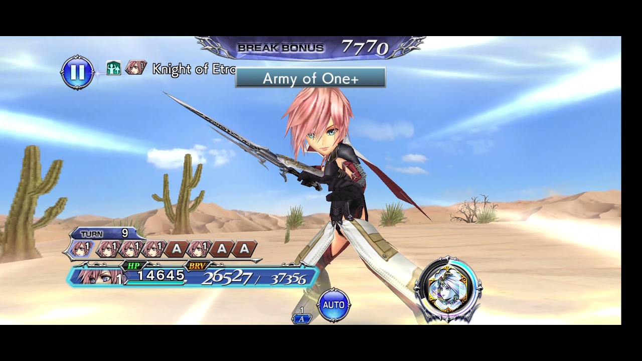 DFFOO - Dimensions End Entrophy tier 4 - Lightning LD solo