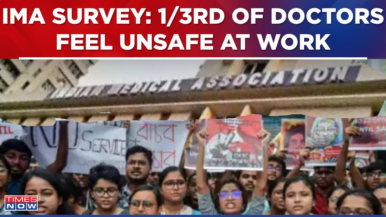 Kolkata Horror: '1/3rd Doctors Feel Unsafe At Workplace': Indian Medical Association Survey Revealed