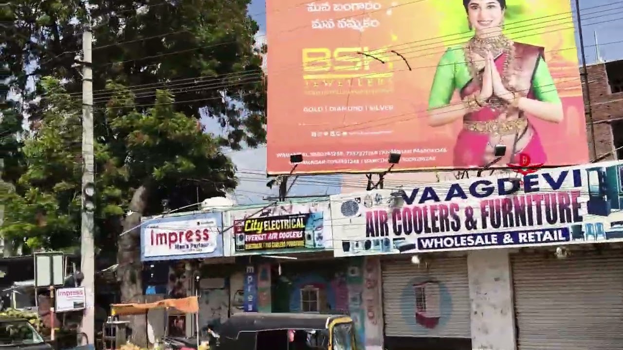 [India 4k] Warangal - hanmakonda cities road drive tour || October 2025