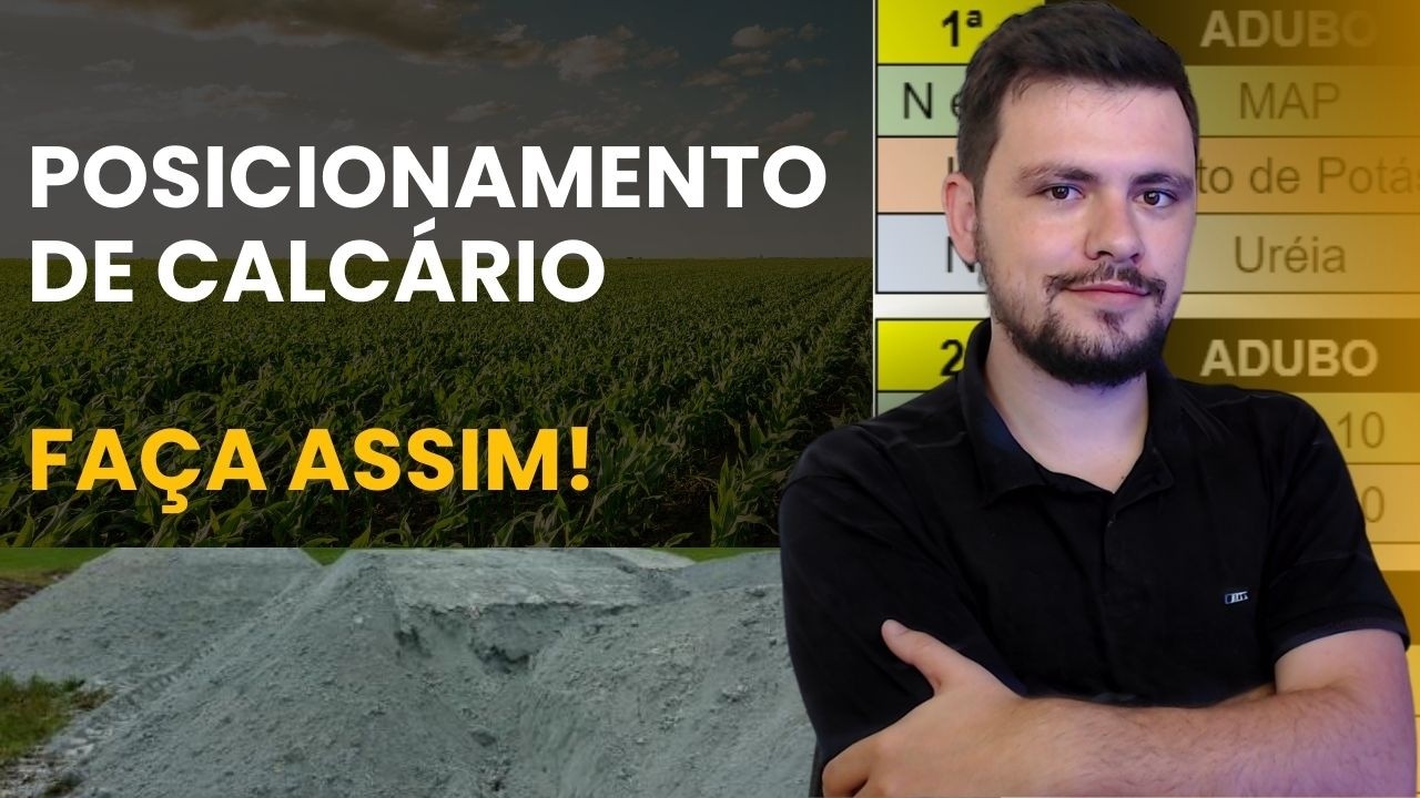 Como posicionar o calcário de maneira correta