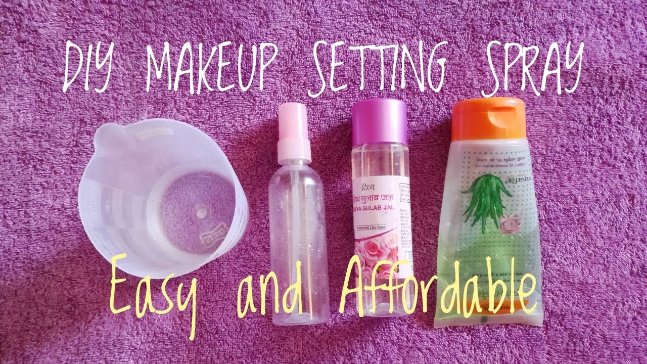 DIY makeup setting spray only 3 ingredients|| Setting spray at home in hindi|| Shikha Beautyworld