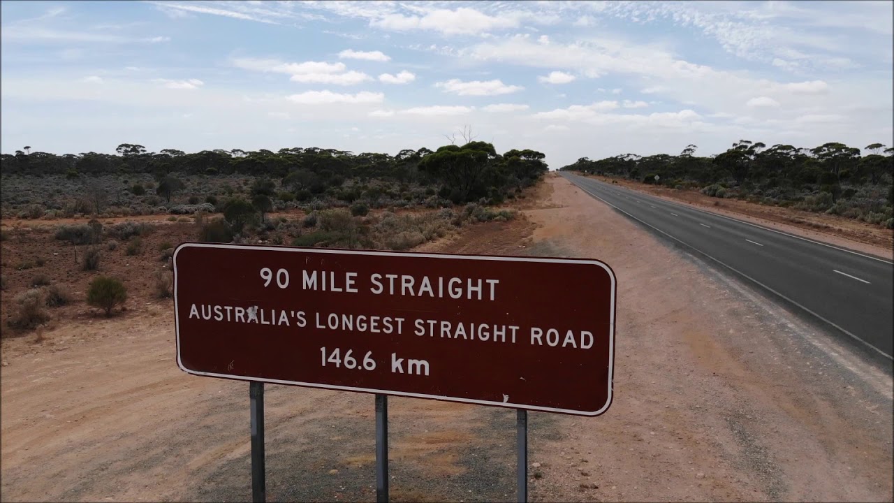 Australia's longest straight road