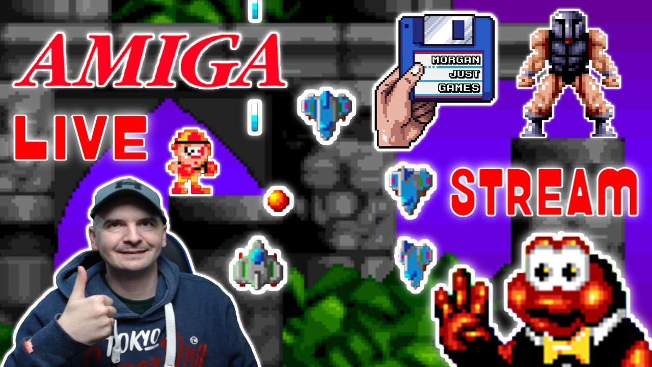 Amiga Stream - James Pond / Putty Squad / Gods / Scorpio / Kid Gloves / Wings Of Fear / Fast Food 2