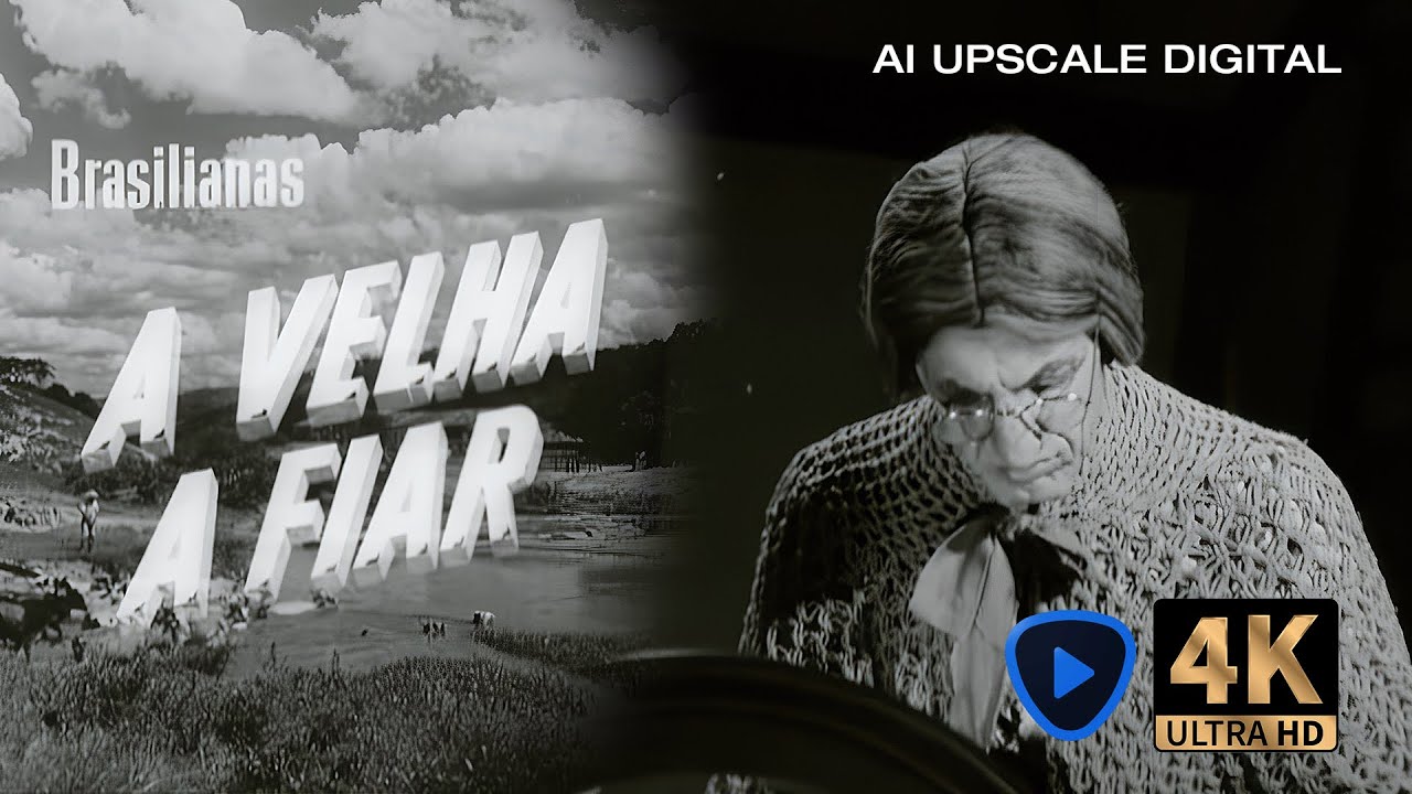 A Velha a Fiar - Humberto Mauro (1964) - DIGITAL AI UPSCALE 4K