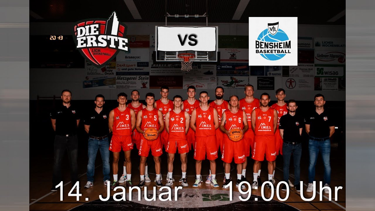 Die ERSTE  vs. VfL Bensheim I LICH Basketball e.V.