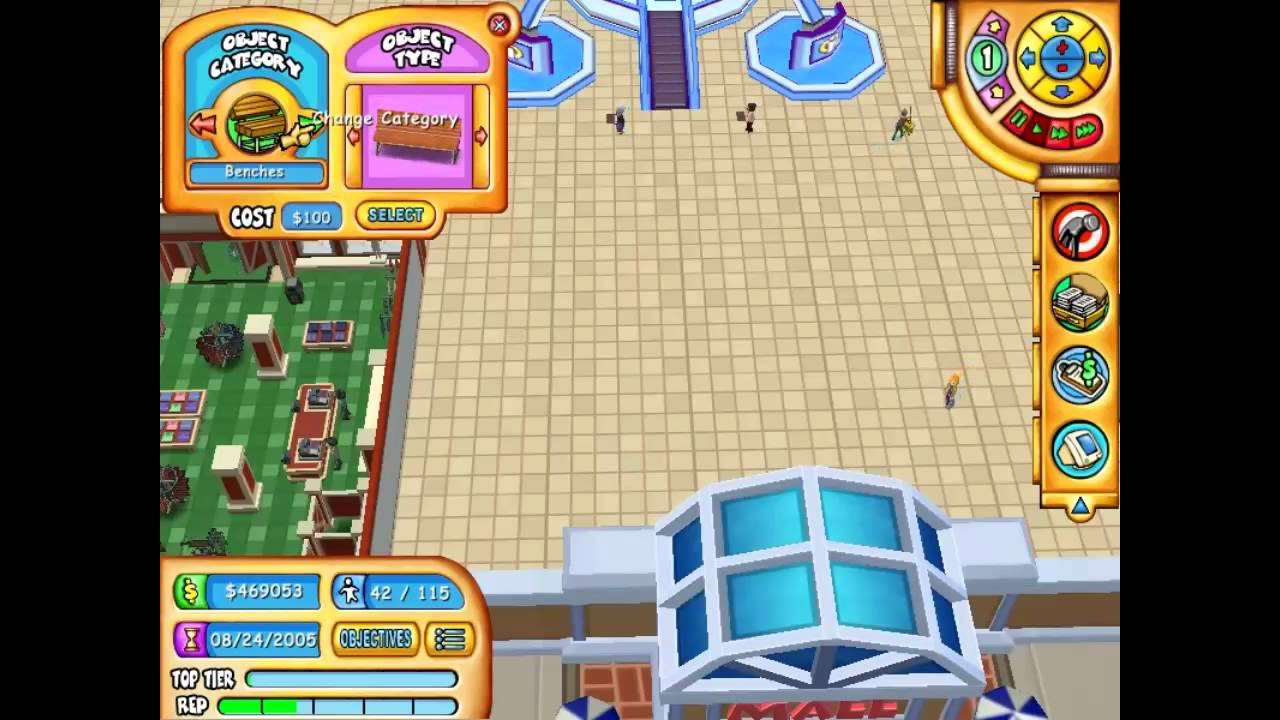 Let's Play Mall Tycoon 3 - Hard Scenarios