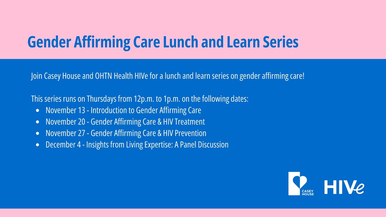 Gender Affirming Care & HIV Prevention