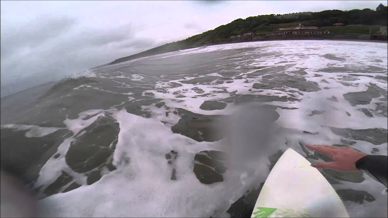 POV surfing Scarborough South Bay on my 5’8” FireWire Potatonator