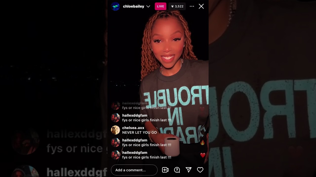 Chloe Bailey Instagram Live | 09.21.24 | cxhdailys
