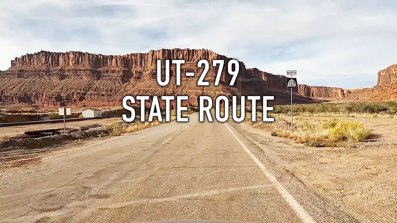 Utah State Route 279 Scenic Drive in 4K