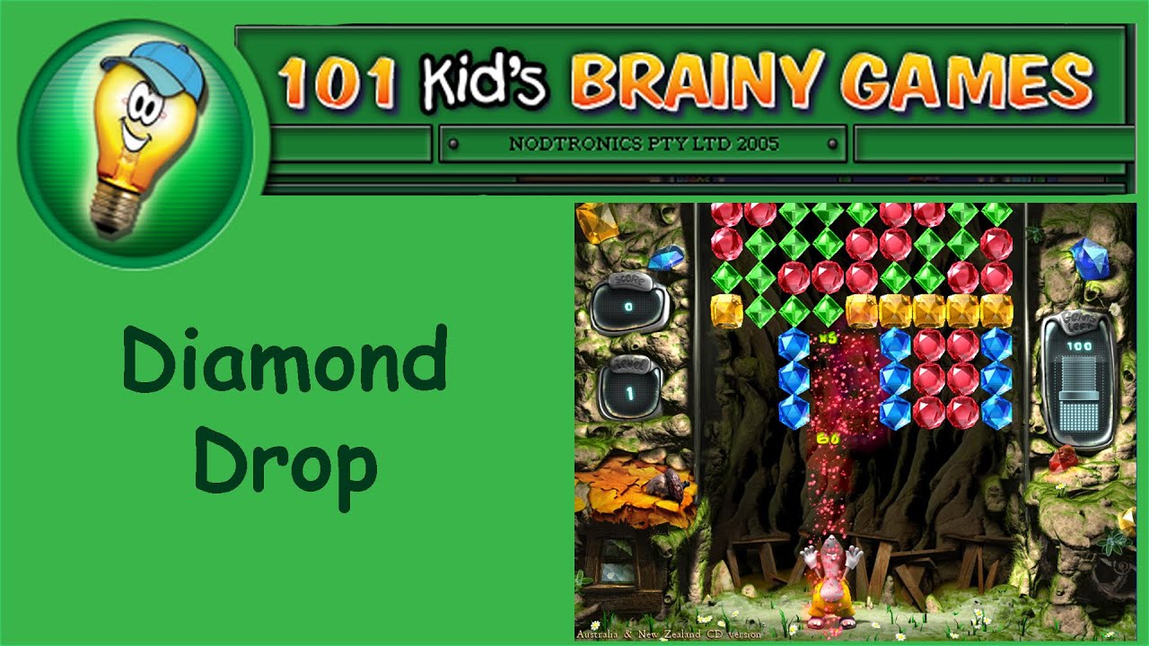 101 Kid's Brainy Games - Diamond Drop