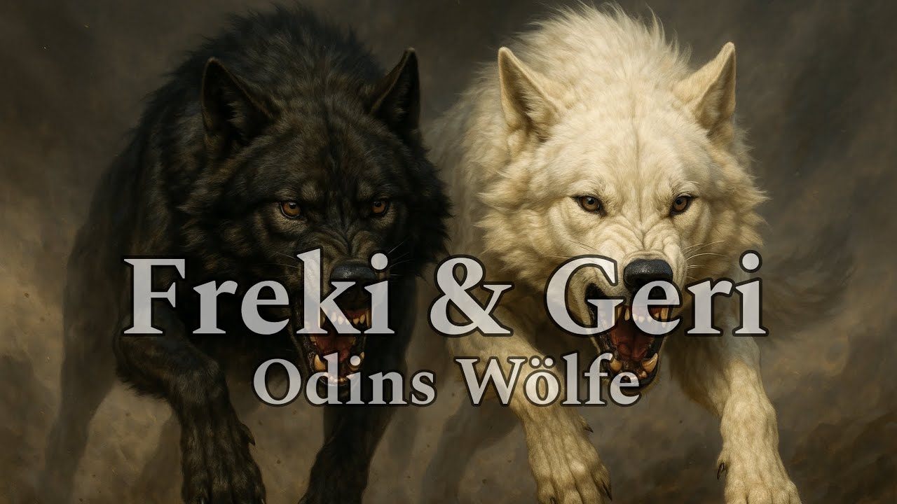 Geri & Freki – Odins Wölfe des Hungers | Nordische Götter-Song (AI-Anime)